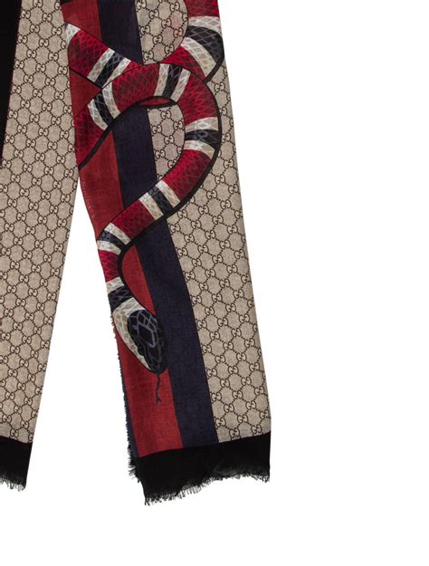 gucci scarf mens|gucci snake scarf men.